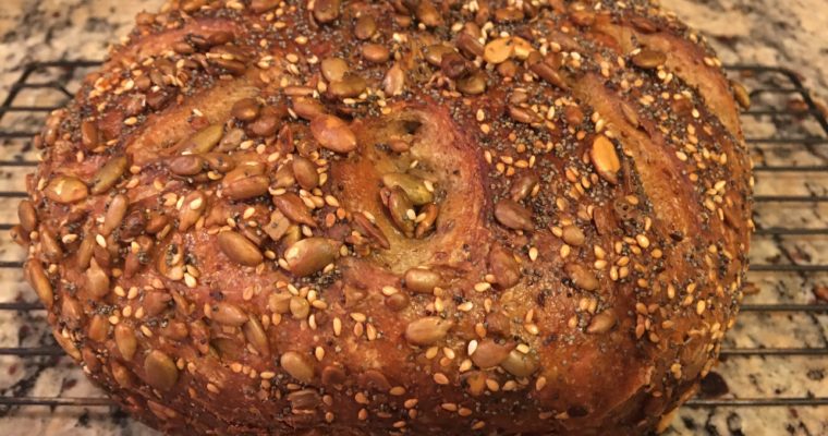 Crunchy Seeded Whole Wheat Bread
