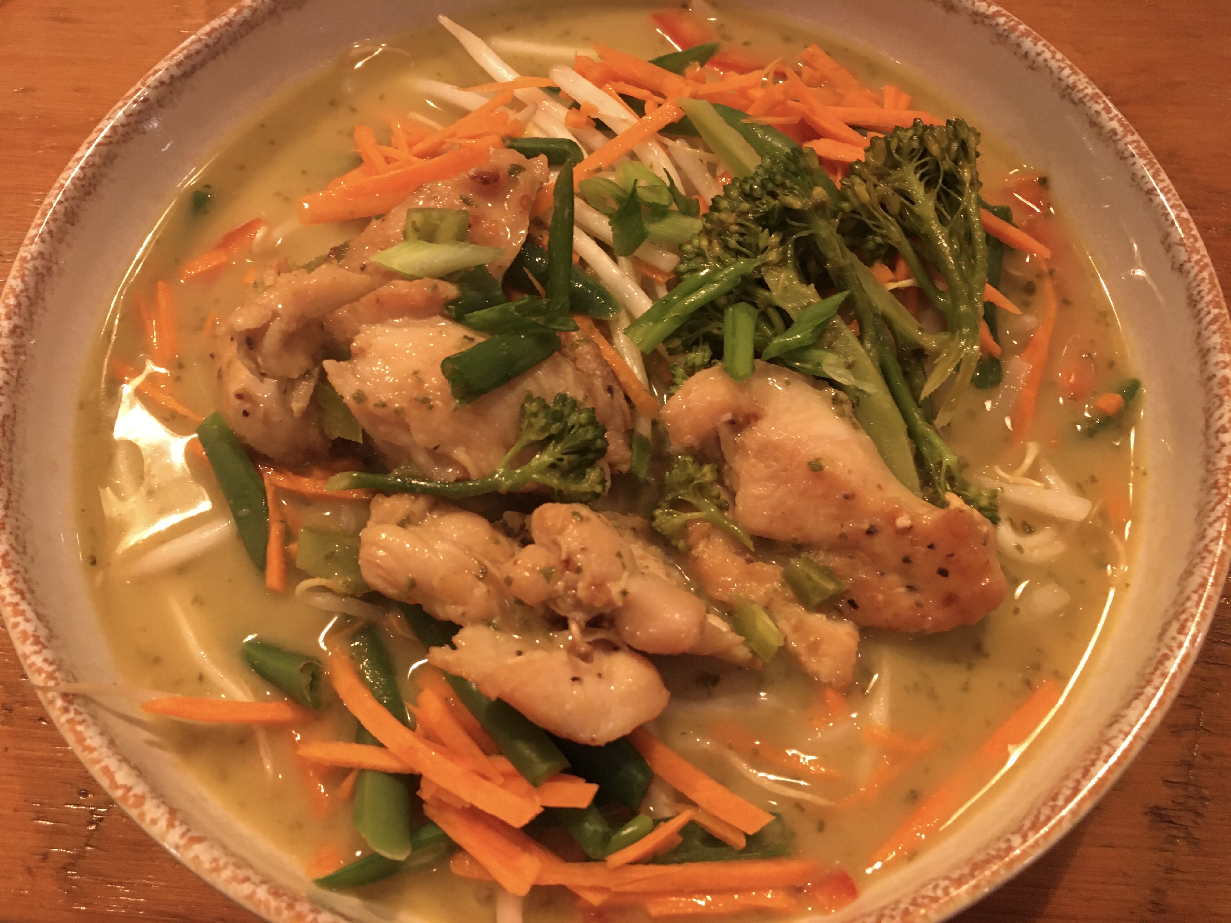 Thai Green Curry Noodle Soup